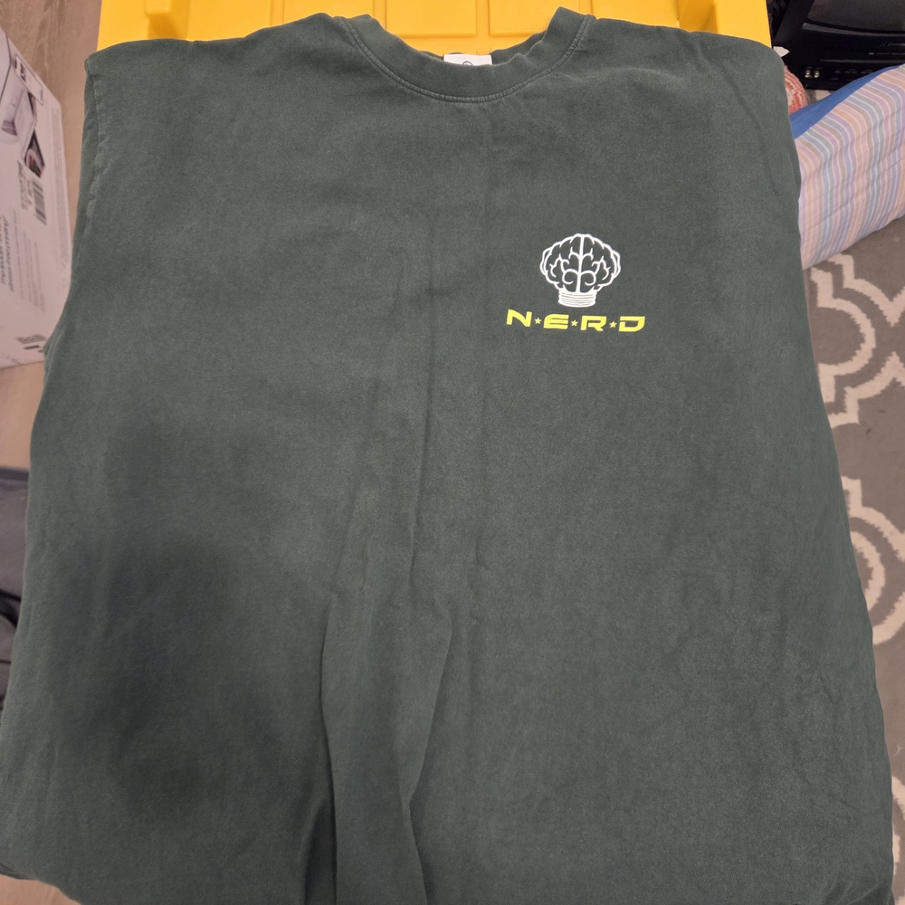 N.E.R.D X Hidden New York Green T-Shirt